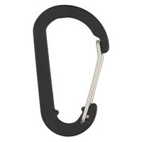 アーテック SD-38 アルミカラビナ ブラック 46792 1セット(1個×5)（直送品）