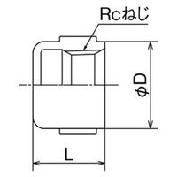 オンダ製作所 SMC型 ステンレスキャップ SUS316 SMC-40 1個（直送品）