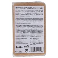 （季節・数量限定）亀の子スポンジ スタンダード 角型 カフェオレ キッチンスポンジ 抗菌・防カビ加工 1個 亀の子束子西尾商店