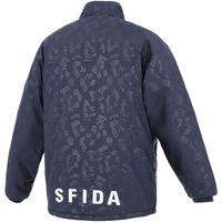 SFIDA(スフィーダ) フットサル ジャンパー BP パデッドフルジップジャケット 2XL ネイビー SA24852 1枚（直送品）