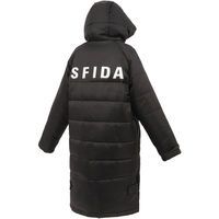 SFIDA(スフィーダ) フットサル アウター BP パデッドロングコート LINE S ブラック SA24854 1枚（直送品）