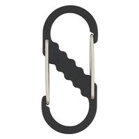 アーテック SA-2 Wフックカラビナ ブラック 46800 1セット(1個×3)（直送品）