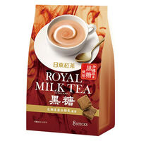 三井農林 日東紅茶 ロイヤルミルクティー黒糖 1セット(1袋(8本入)×6) 粉末飲料 インスタント 個包装