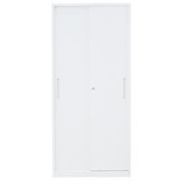 マルチワーク スチール収納 引違い5段（下置き）幅800×奥行400×高さ1790mm 1台 オリジナル