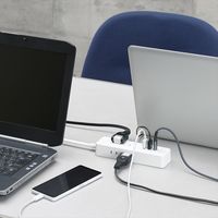 ヤザワコーポレーション USBタップ6個口PD20W1.5m白 H49015PD20WH 1個