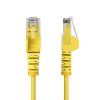 Startech.com CAT6 LANケーブル スリム 7m イエロー より線 ツメ折れ防止 N6PAT7MYLS 1個（直送品）