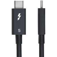 Startech.com Thunderbolt 5ケーブル 1m 8K60Hz 240W PD ブラック TBLT5MM1M240W 1個（直送品）