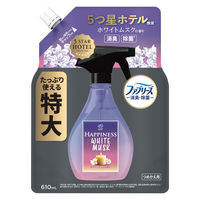 ファブリーズ 布用 レノアハピネス ホワイトムスク 詰替 特大 610mL 1セット（1個×3） 消臭スプレー P＆G