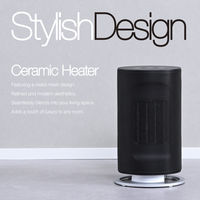 YAMAZEN セラミックヒーター コンパクト 室温センサー 首振り マイコン式 静音 1200W DSF-MR12(B) 1台