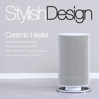 YAMAZEN セラミックヒーター コンパクト 室温センサー 首振り マイコン式 静音 1200W DSF-MR12(W) 1台