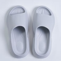 山善（YAMAZEN） EVAサンダル  Lサイズ 26.0～28.0cm グレー YEーGYL 1足