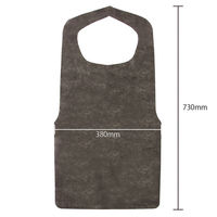 今村紙工 不織布エプロン グレー 1袋（30枚入）