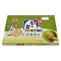 せんべい 煎餅 個包装 お配り菓子 ミニ雪の宿　宇治抹茶味 20枚入 1セット（1個×3）
