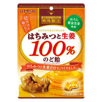 キャンディーのど飴 はちみつと生姜100％のど飴 50g 1セット（1個×5）