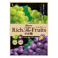 キャンディ 飴 のど飴 リッチザフルーツのど飴 濃いぶどう＆マスカット 58g 1セット（1個×10）
