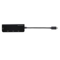 ナカバヤシ USB3.2Gen1 TypeーC 4ポートハブ ブラック UH-C3404BK 1個