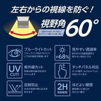 ナカバヤシ Surface Pro 12インチ のぞき見防止フィルタ TBF-SFP25FLGPV 1枚