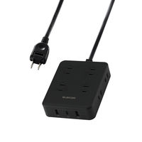 USBタップ 延長コード 8口 USB-C×1 USB-A×2 1.5m 黒 ECT-44-8A2C15BK エレコム 1個（直送品）