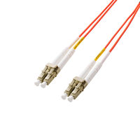 光ファイバーケーブル LC-LC マルチモード 2芯 OM2 10m OC-LCLC2M2/10 エレコム 1個（直送品）