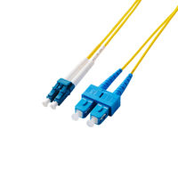 光ファイバーケーブル LC-SC シングルモード 2芯 OS2 5m OC-LCSC2S2/5 エレコム 1個（直送品）