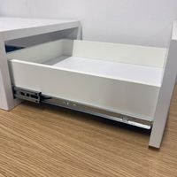 和気産業 スライドレール底付け 450mm 無塗装 K1220-45S 1セット(2個)（直送品）