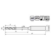 MOLDINO マイクロステップボーラーHE EMSBHE0085ー17ーATH 1本（直送品）