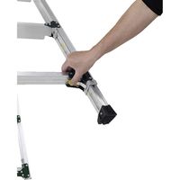 アルインコ 伸縮脚付はしご兼用脚立 PRW-210FX 1PC（直送品）