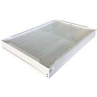 松本産業 オリコン 75L ホワイト/クリア 75IVC 1セット(4個) 570-3264（直送品）