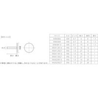 八幡ねじ YAHATA デコレートスクリュー低頭 M4×8×8(2個入) 4979874078315 1セット(4個:2個×2パック)（直送品）