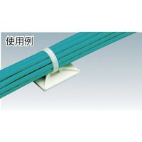 PANDUIT マウントベース アクリル系粘着テープ付き 白 (500個入) ABM112-AT-D 1セット(1000個:500個×2袋)（直送品）