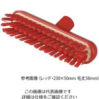 Hill Brush サーモンレジンブラシ デッキブラシ レッド 457×75mm 毛丈63mm B809RES 1本 62-6167-49（直送品）