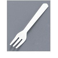 アサヒ徳島 使い捨てフォーク #110(500本入) 白 袋入 62-6651-29 1ケース(500本)（直送品）