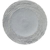 ミヤザキ食器 マラケシュ チャージャープレート シルバー 32cm 1枚 62-6835-10（直送品）
