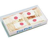 ヤマコー フラッグピック 日の丸国旗(144本入) 62-6856-13 1ケース(144本)（直送品）