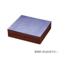 アズワン TKG 和風ビュッフェ用プレート 耐熱ABS 2/3 紫 63-1260-23 1個（直送品）