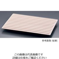 遠藤商事 平長角皿 1/2サイズ用 白涼(はくりょう) 63-1260-31 1個（直送品）