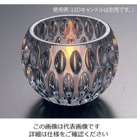 遠藤商事 MLVキャンドルホルダー ドロップカット 外径Φ80 F018 1個 63-1260-86（直送品）