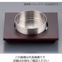 遠藤商事 スタッキングペレットケース用木台(ステン丸板付) 小 63-1261-22 1個（直送品）