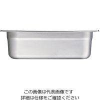 エムテートリマツ ステンレスGNパン 1/2 100mm EM8012100E 1個 63-1419-79（直送品）