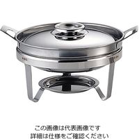 エムテートリマツ 18ー8ちり鍋 1人用 プレススタンド 63-1426-88 1個（直送品）