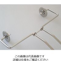 ホワイトマックス 粘着ローラー160mm巾 キャップ一体型(φ38) オールステンレス長金具 グッとかちん CR-503 1本（直送品）