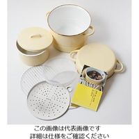 野田琺瑯 蒸気調理鍋MIMOZA JM-24 1個 63-4191-51（直送品）