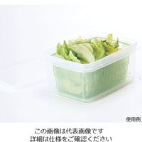 サンコープラスチック ザル付Dパック グリーン D-8 1個 63-5694-83（直送品）