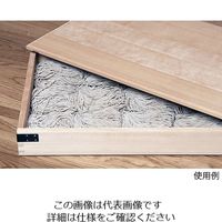 遠藤商事 木製麺箱(外面クリア仕上) 63-5692-98 1個（直送品）