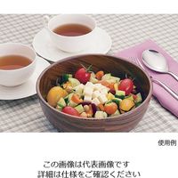 遠藤商事 JB ラウンドボウル ウォールナット 20cm H65 63-5710-18 1個（直送品）