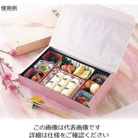 遠藤商事 夢彩ごぜん 50枚入 中仕切4 柄付 TSR-BOX90-60 1セット(50枚) 63-5719-36（直送品）