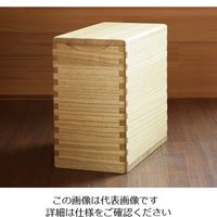 ホクリク総業 桐の米びつ 10kg 1合マス付 63-5763-56 1個（直送品）