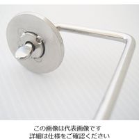 ホワイトマックス 粘着ローラー80mm巾 キャップ一体型 オールステンレス長金具 グッとかちん CR-504 1本 63-6335-76（直送品）