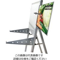 常磐精工 ラックスタンド看板 A3横 ブラック RASK-A3YB 1台 63-7249-52（直送品）