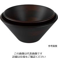 丸十 サラダボウル ブラウン φ14×6.3cm V-039 1個 64-2536-06（直送品）